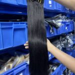 Mink Virgin Straight Bundles Human Hair Weave, Natural Black Virgin Hair Bundles