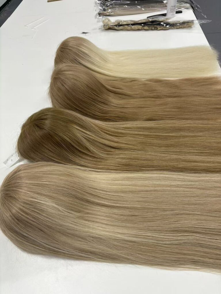 Business cooperation cases colored raw human hair wigs wholesale bulk supply