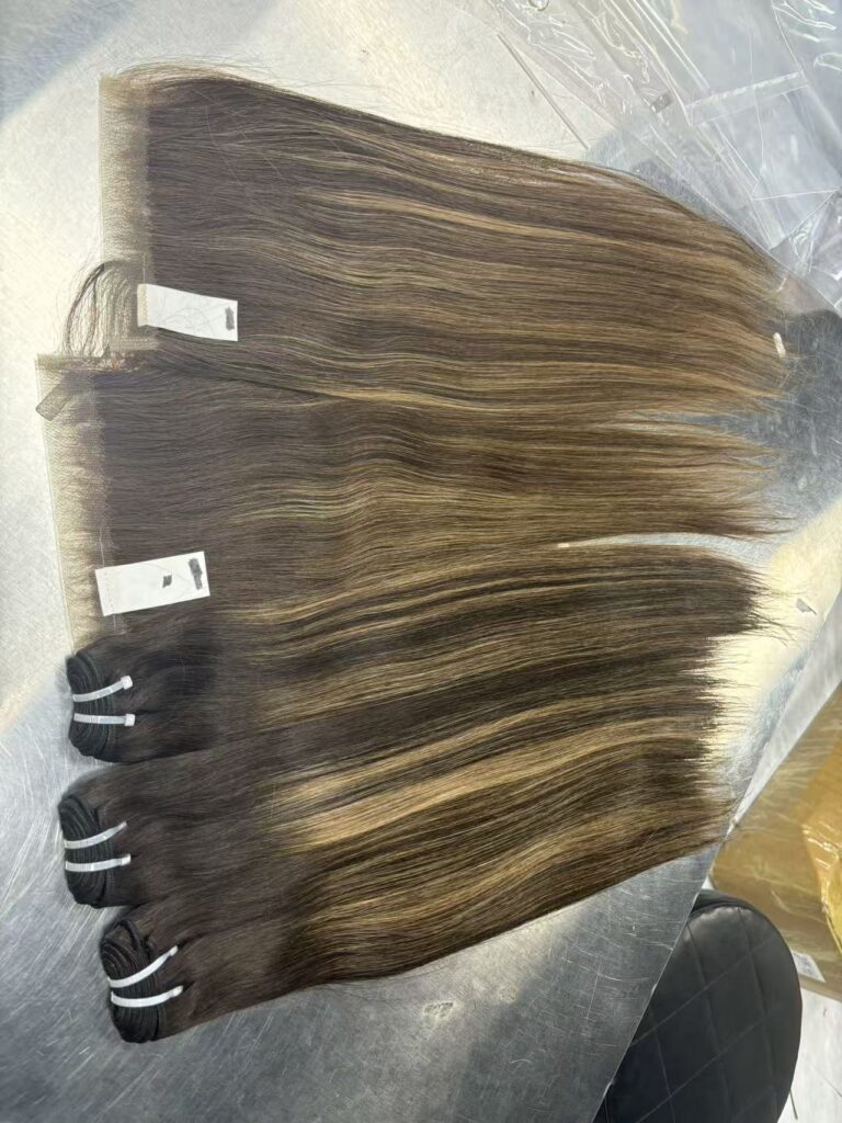 colored 5x5 hd closure and bundles set for wholesale