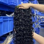 Curly Wave Bundles Raw Virgin Human Hair Wholesale, cuticle aligned curly wave hair bundles factory stock for hair vendors