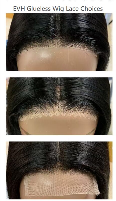 OEM Colored Bouncy Curly Glueless Wig three different lace front options