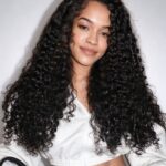 V Part Glueless No Leave Out Human Hair Wig Burmese Curly No Lace Part Wig