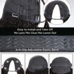 V Part Glueless Human Hair Wig Cap, Upgraded Clips Adjustable Elastic Band No Lace`