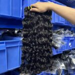 Water Wave Bundles Virgin Human Hair Wholesale, raw cuticle aligned water wave hair bundles factory stock for hair vendors